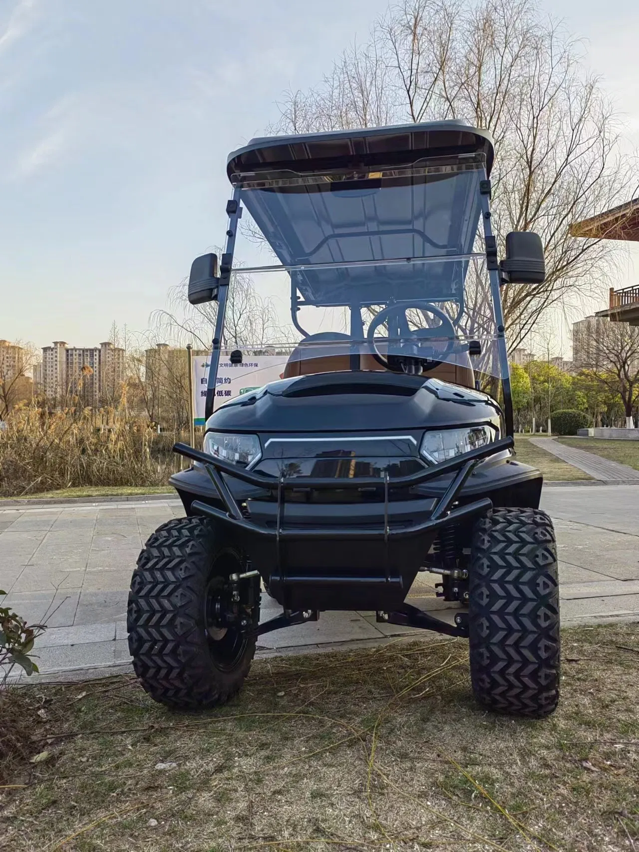 4 Seats Golf Cart with 48V Lithium Battery Hunting Cart