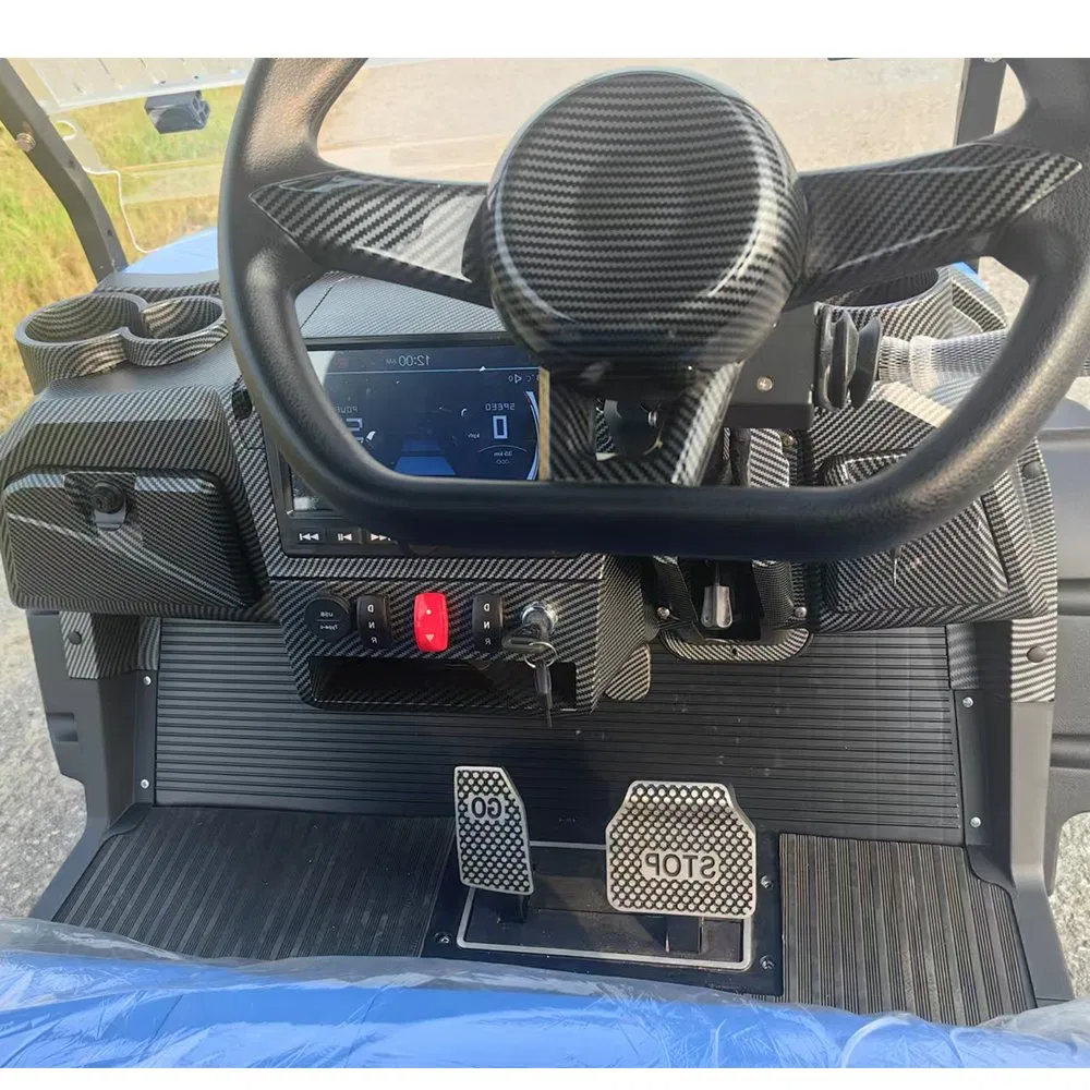 The Super Luxury Low Price Good Quality Easy Folding 6 Seater Lifted Golf Cart Electric and Lithium Battery Available