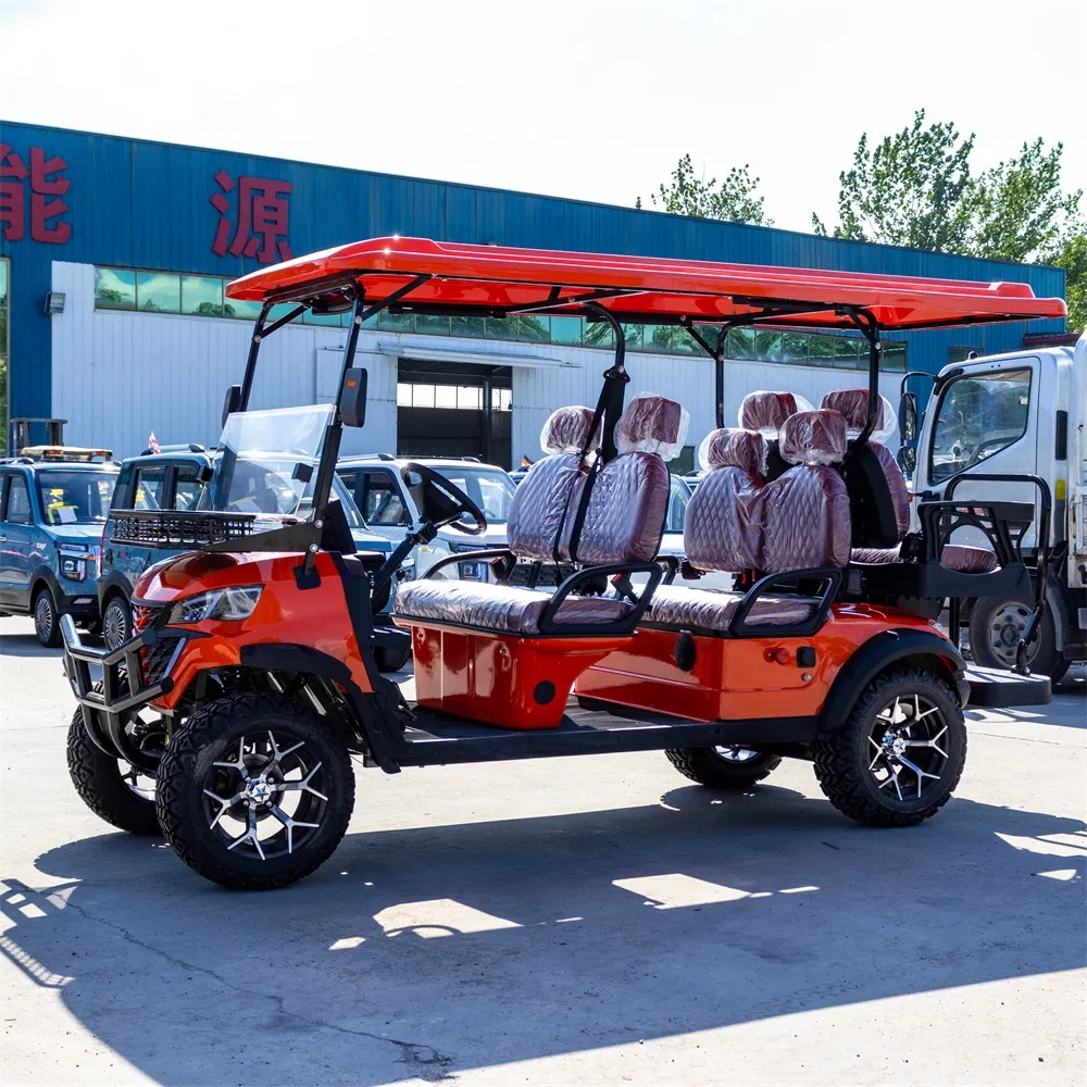 Banpo Automatic Parking 4+2 Seater Solar Panels Folding Electric Golf Cart