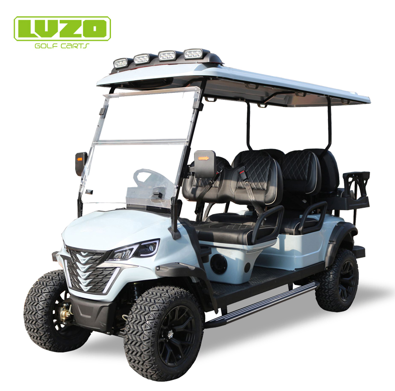 Luxury Street Legal 2+2/4/6 Seater Electric/Gasonlie Club Golf Car/Cart/Buggy with 14inch Wheel