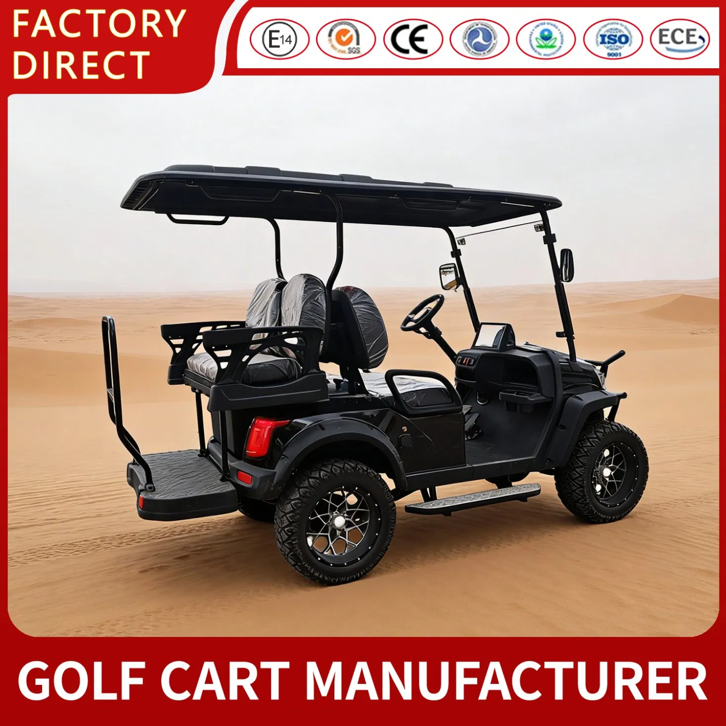 Zlingcar China High-Performance Street Legal Golf Cart with Lithium Battery