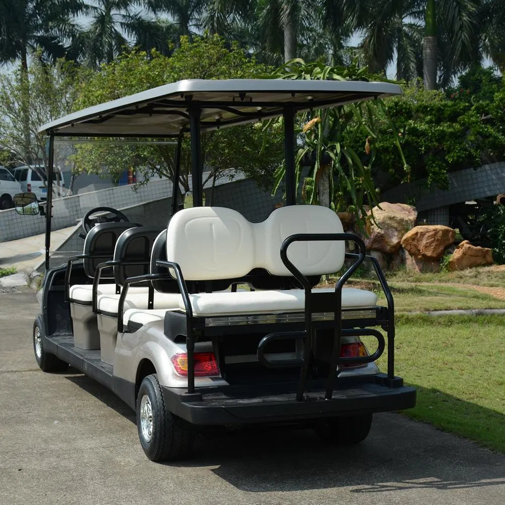 Strong Power Lithium Battery Factory High Quality Durable 8 Seater Electric Golf Cart (LT-A627.6+2)
