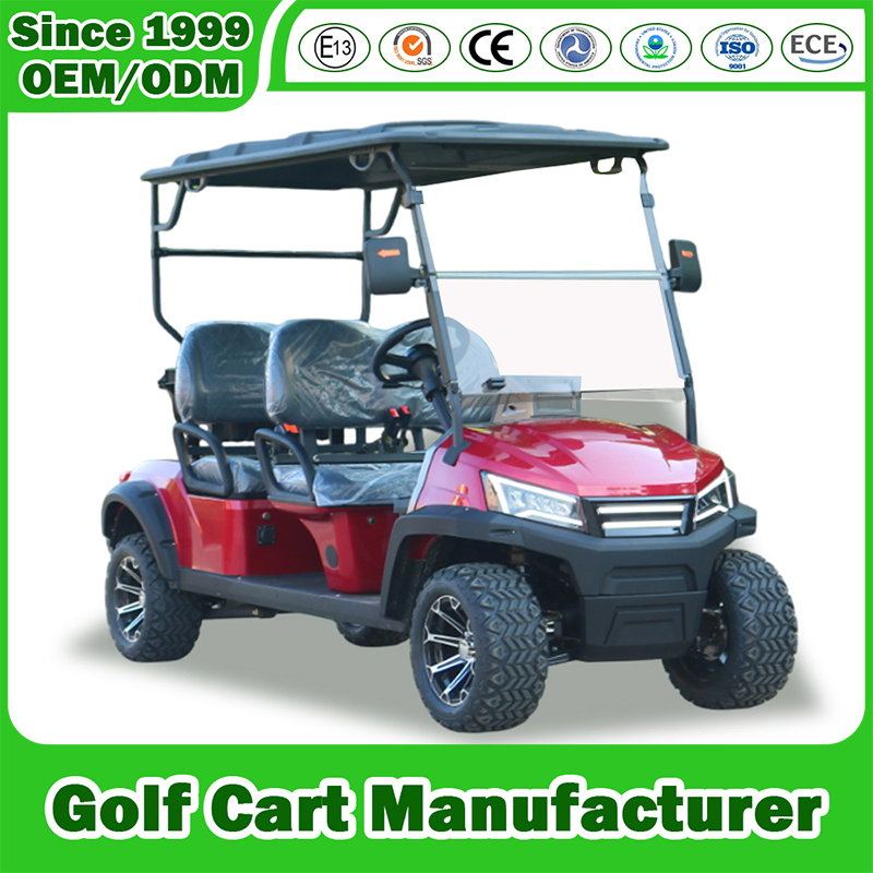 Golf Cart Manfuacturer 2/4/6/8 Seater/Seat Sightseening Hunting Offroad Club Car 48V 72V Utility Mini Lithium Electric Buggy Cart for Glof Course/Resort/Airport