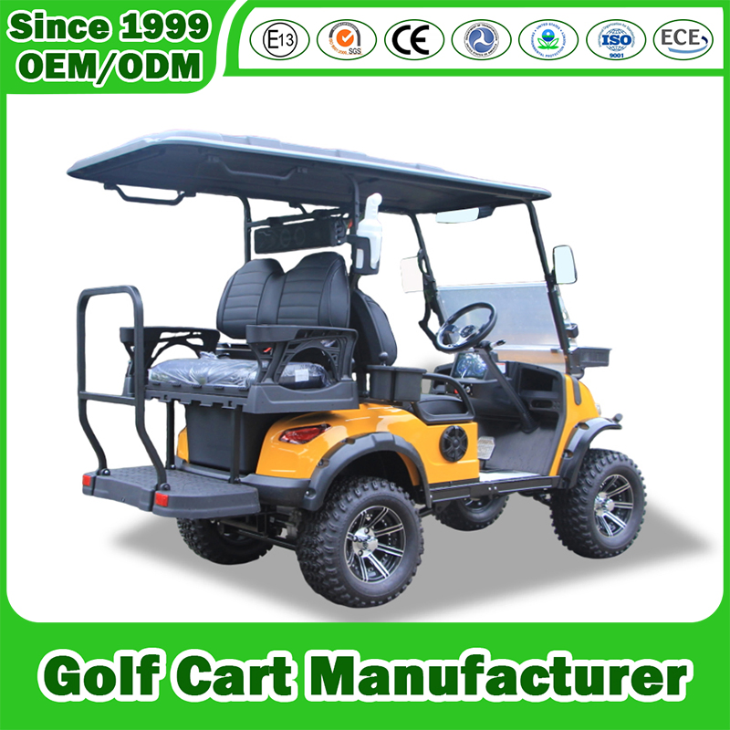 Golf Cart Manfuacturer 2/4/6/8 Seater/Seat Sightseening Hunting Offroad Club Car 48V 72V Utility Mini Lithium Electric Golf Cart for Manor/Amusement Park/Hotel