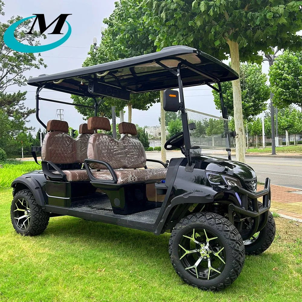 Electric 4 Seater for Hotel Airport with Folded Seat Golf Cart