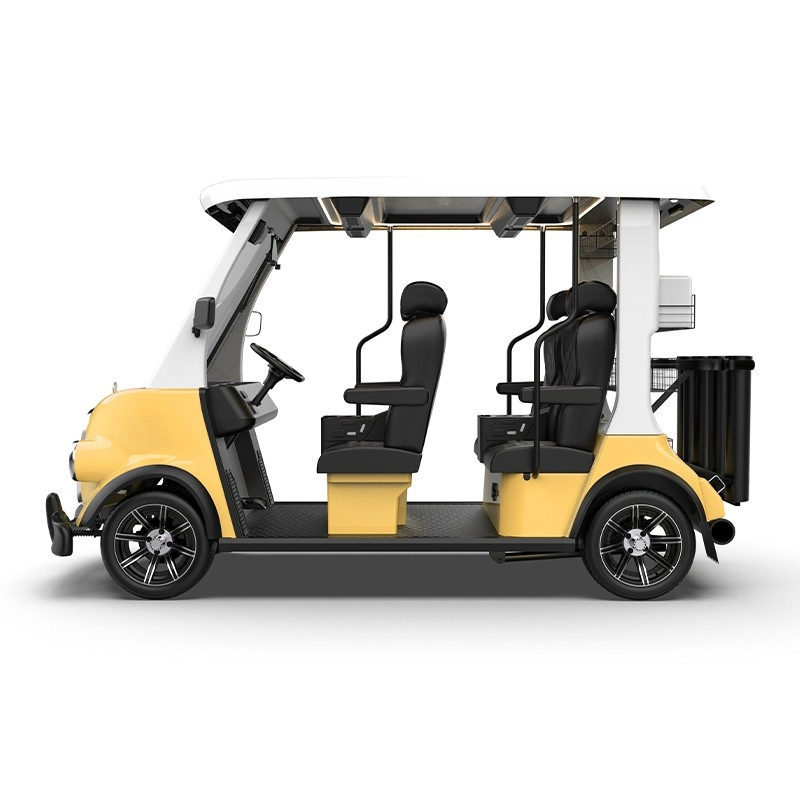 ODM Electric Agv Golf Cart 4-Seater Custom Yellow