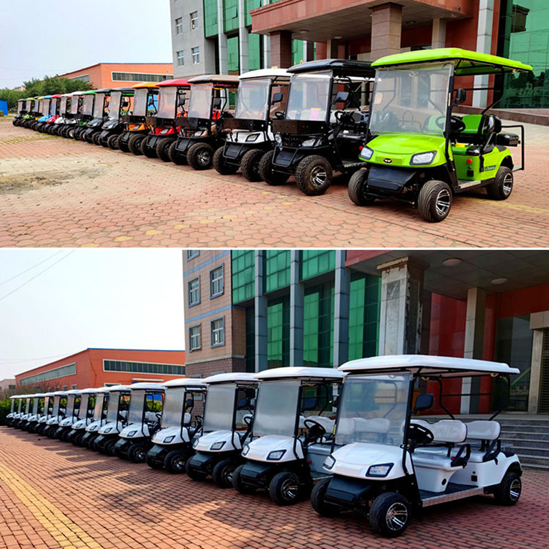 Factory Direct Sales 72V 6 Seater Golf Cart AC Motor Folding USA Golf Carts