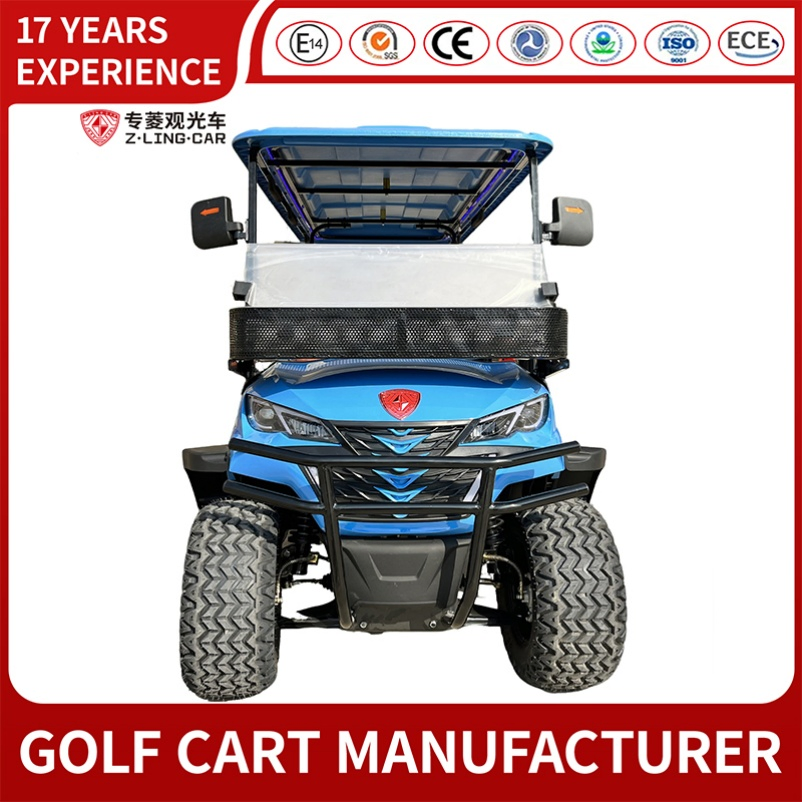 Solar Photovoltaic Panel off-Road Golf Cart with Injection-Molded Body for Resorts