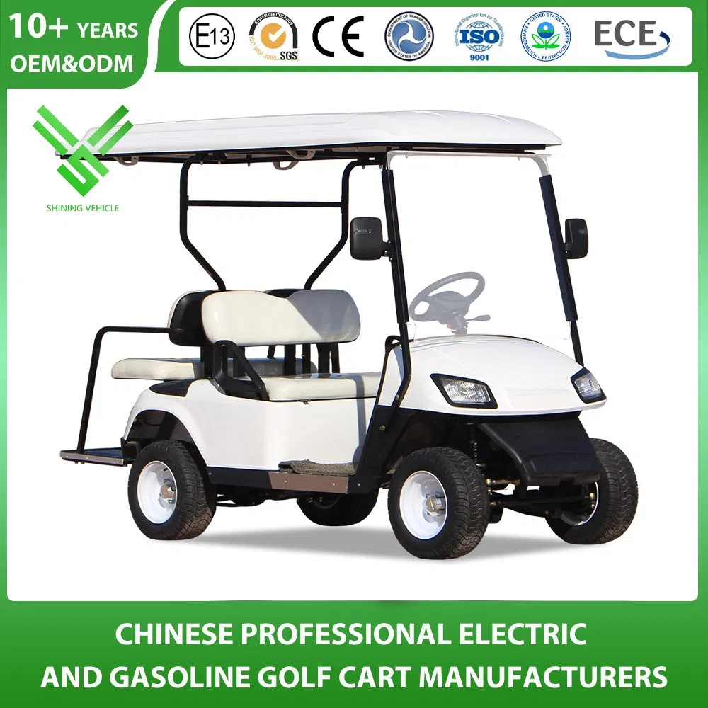 Curtis Controller 4 Seater Classic Electric Golf Cart with Cargo Box for Sale