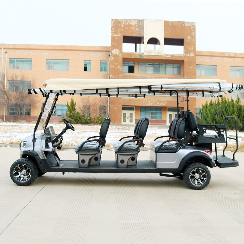 Kinghike Chinese Luxurious Street Legal Lithium Battery 2 4 6 8 Seats Seater Electric Golf Cart for Sale