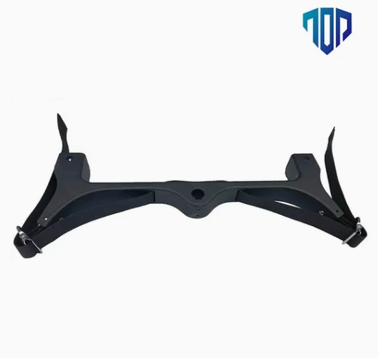 Golf Bag Holder Bracket 102504001 - Fits 2004+ Club Car Precedent Gas &amp; Electric Golf Cart Parts (Rear Seat Mount, Black)