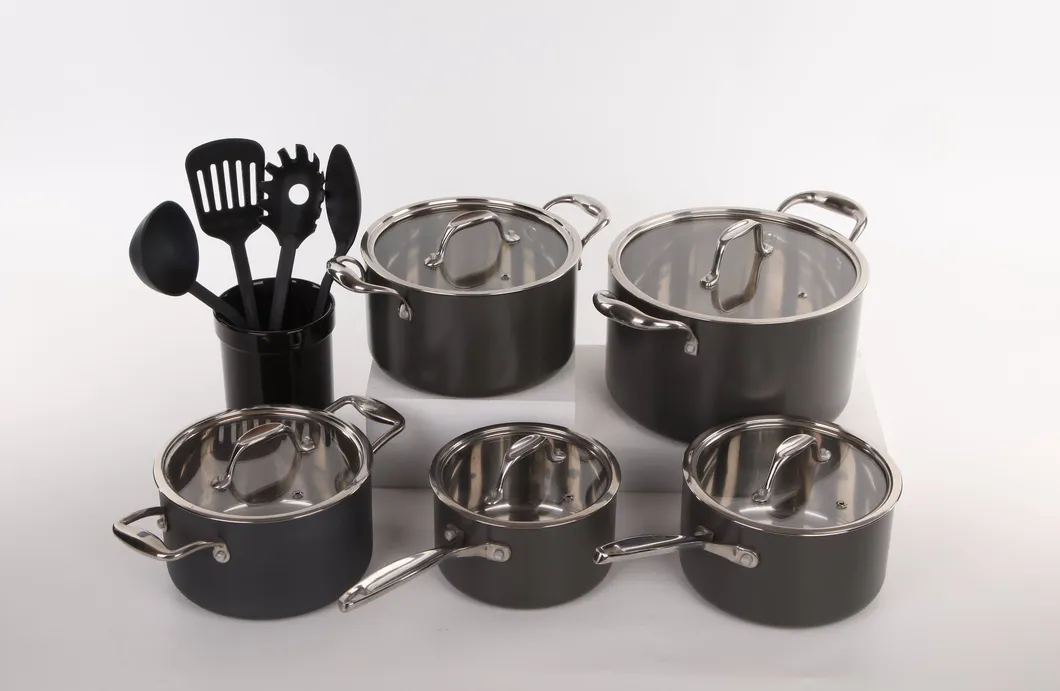 Hard Anodized Soup Pot Set