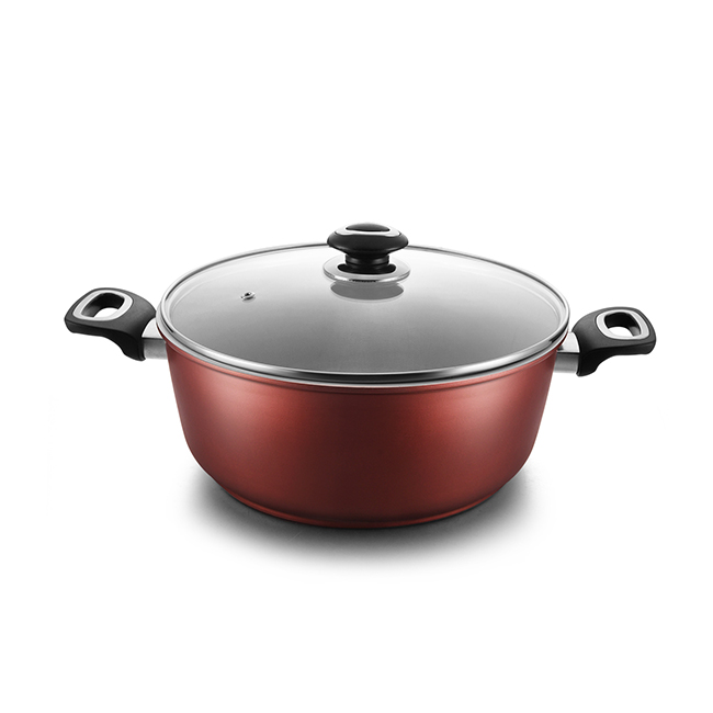 High-quality Ceramic Inner Coating Die-casting Stockpot Soup Pot Cooking Pot Cookware Set