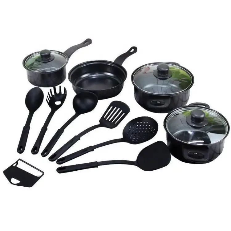 New 2025 Nonstick Cookware 13 Piece Set Cookware Stock Pot Stew Pan Frying Pan Multi-piece Kitchen Cookware Set