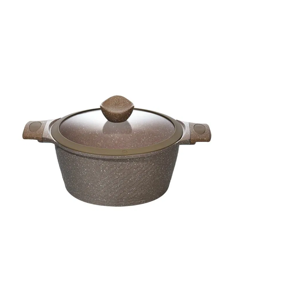 New Detachable Handle Die Casting Aluminum Cookware Set with Nonstick Coating