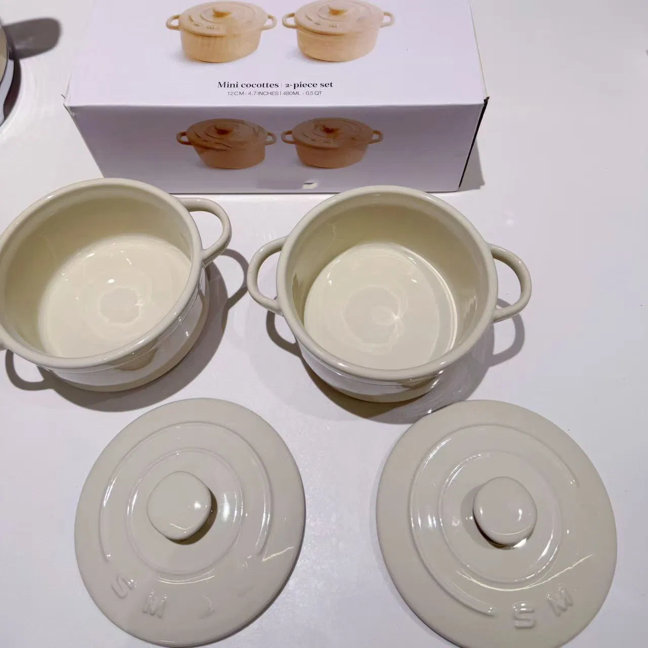 Household Ceramic Soup Pot Soup-Making Small Saucepan