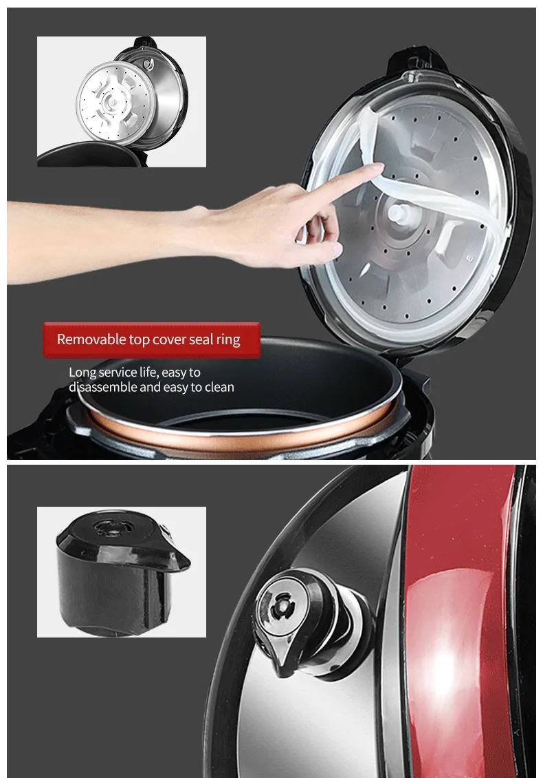 Smart Household Kitchen Appliance Large Stainless Steel Multifunction Electric Pressure Cooker