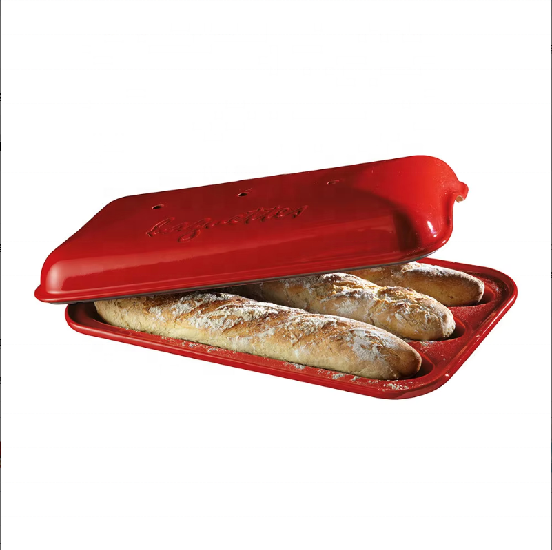 Factory Price White Porcelain Ceramic Bakeware Set Kitchen Rectangle Food Casseroles Baking Tray Pan For Baking Dishes &amp; Pans