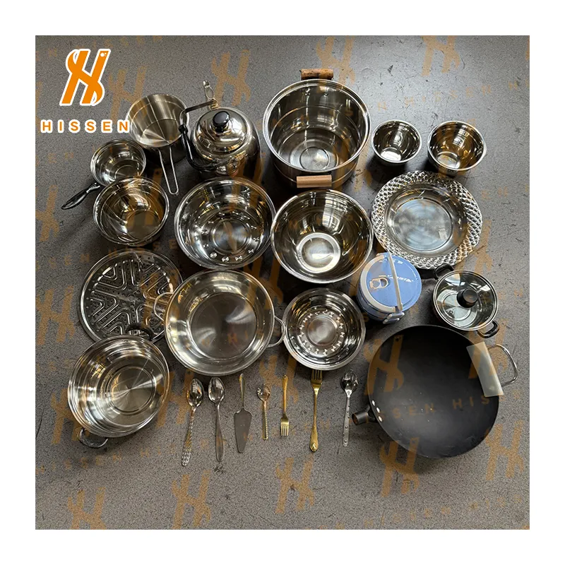 Utensilios De Cocina Acero Inoxidable Juego De Ollas Wholesale Stainless Steel Set