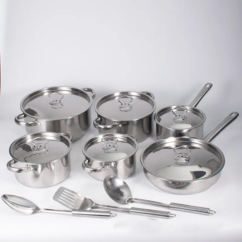 15-Piece Stainless Steel Cookware Set