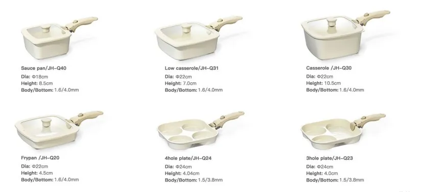 Granite Nonstick Cookware Set - Pfoa-Free for Healthy Cooking