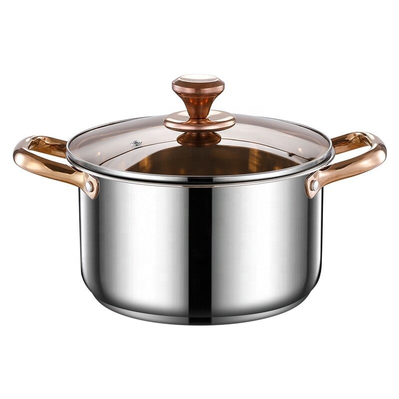 AiMW Professional Electric Stainless Steel Three-Piece Cookware Set with Induction Compatibility for Cooking