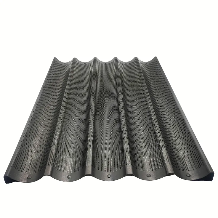 High Quality Food Grade Pfas Free American Size PTFE Coated Non-Stick Baguette Pan with 5 Channels