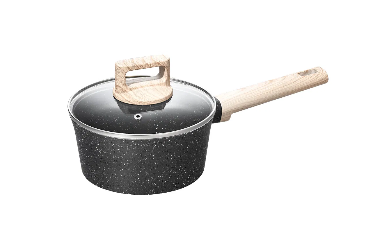 Granite Black Marble Nonstick Cookware Detail 5