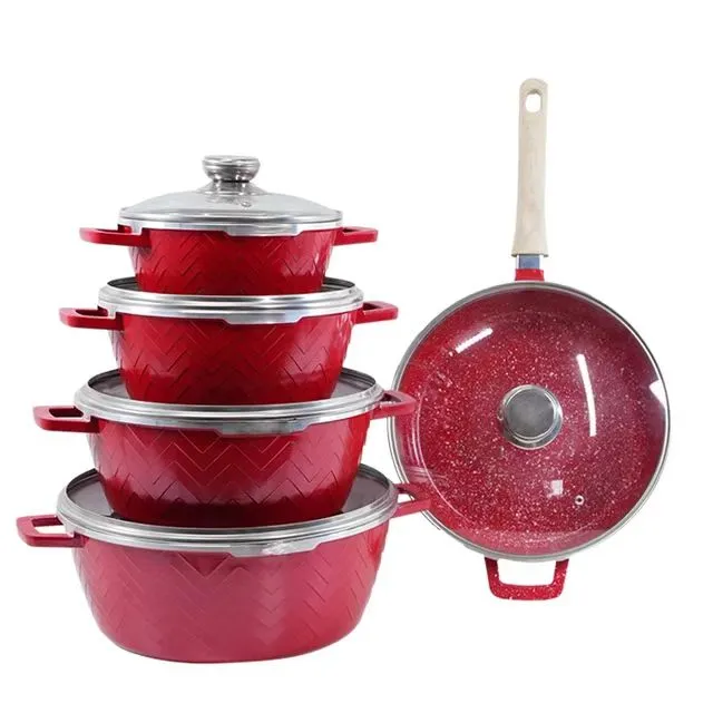 12 PCS Die Casting Aluminium Cookware Set View 4