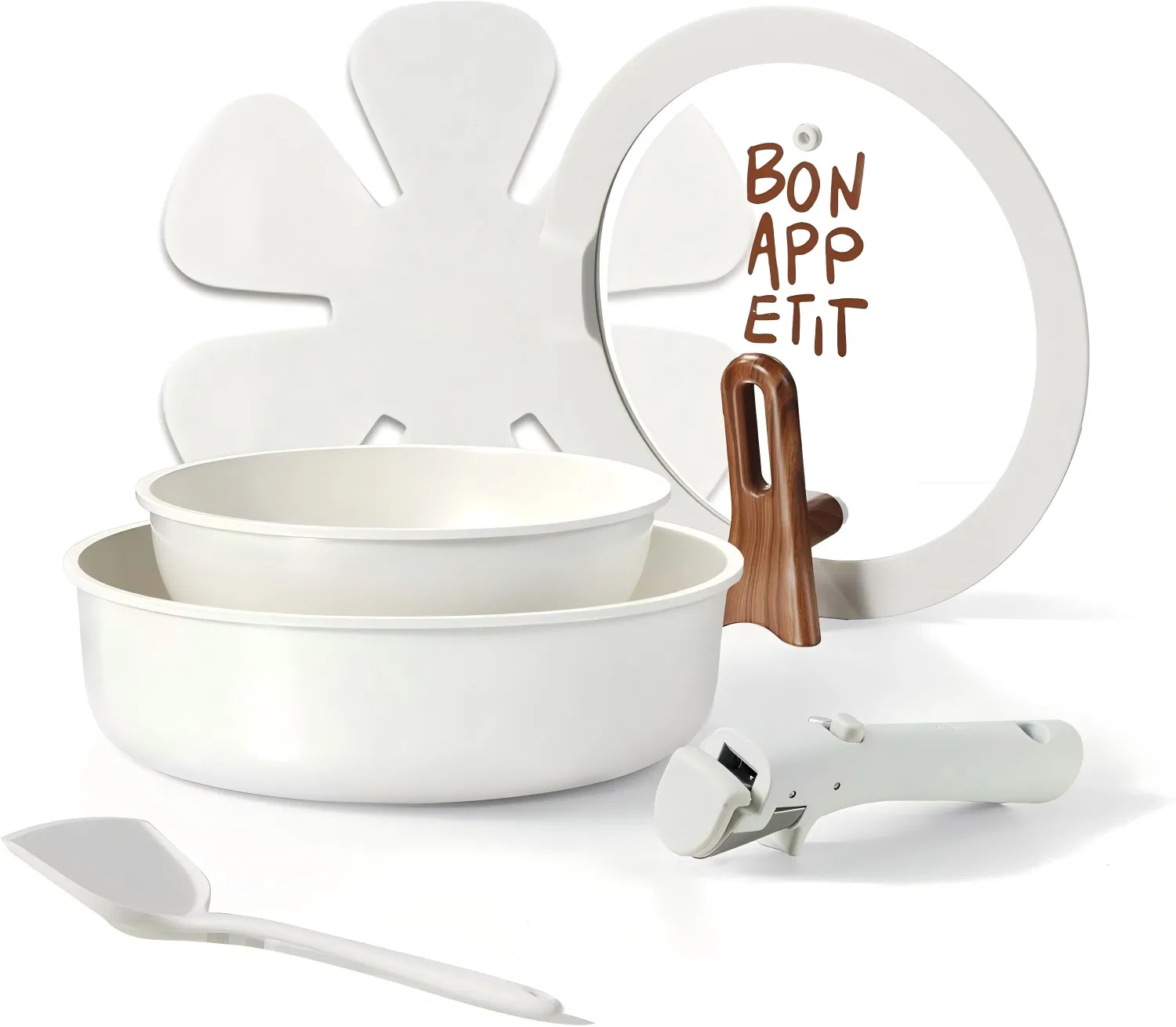 Ceramic Pots and Pans Set Details 6