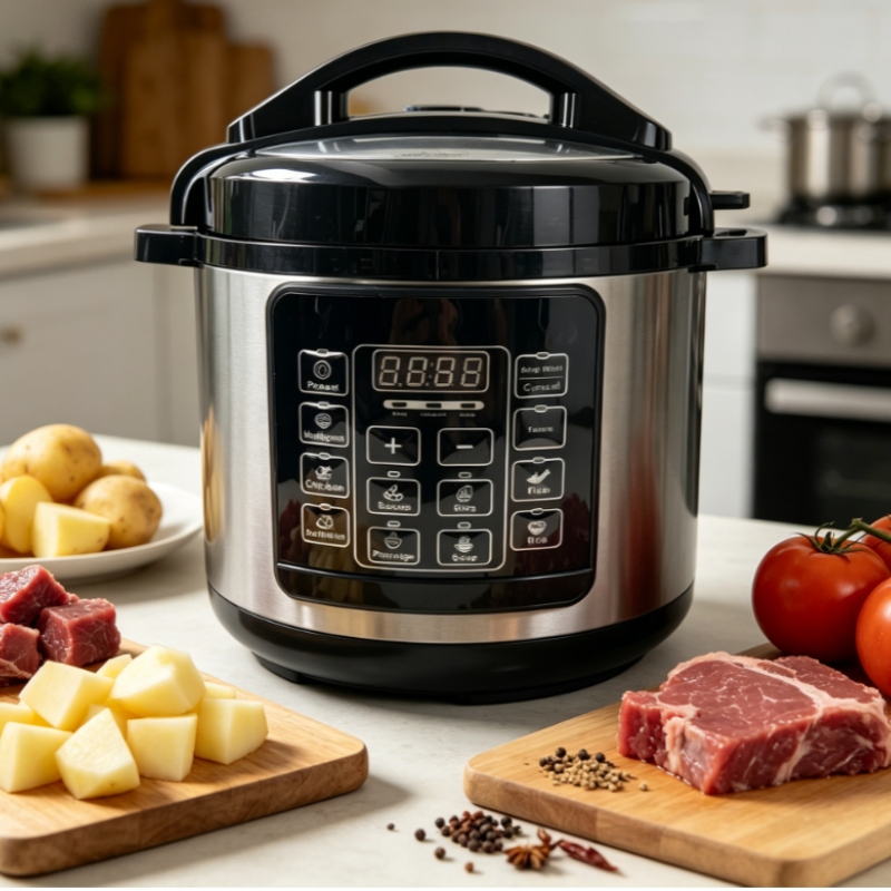 Easy Clean HP01 Smart Electric Pressure Cooker for 5L 6L 8L Busy Parent Kitchens