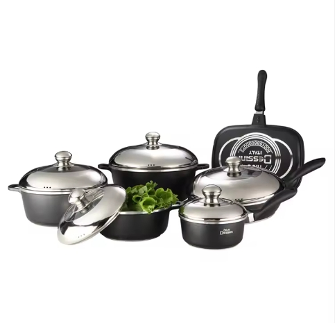 Cheap 23 PCS Aluminium Die Cast Kitchen Non Stick Cookware Set
