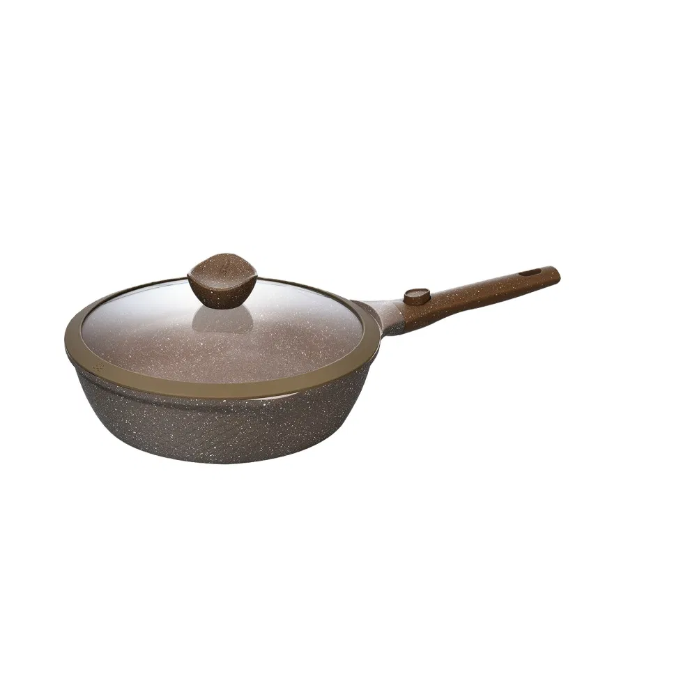 New Detachable Handle Die Casting Aluminum Cookware Set with Nonstick Coating