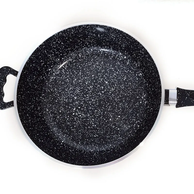 12PCS Die Cast Granite Coated Nonstick Cooking Pot Aluminum Pan Granite Coated Cookware Sets