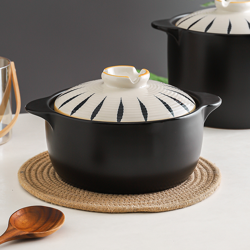 Warehouse Cheap Price Ceramic Cooking Pot Cookware Set Casseroles and Pots