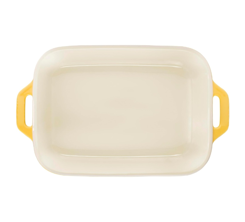 2-Piece Ceramic Rectangular Casserole Dish Baking Dish Set