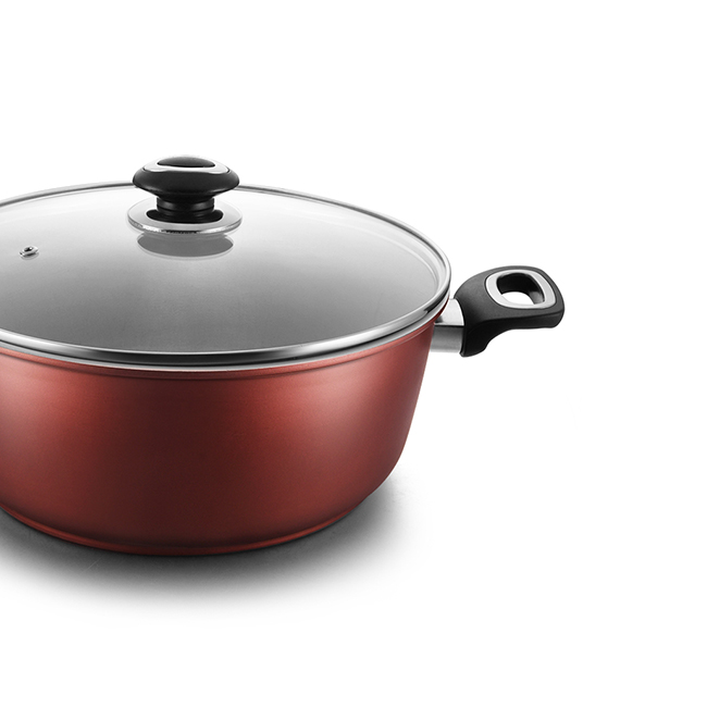 High-quality Ceramic Inner Coating Die-casting Stockpot Soup Pot Cooking Pot Cookware Set