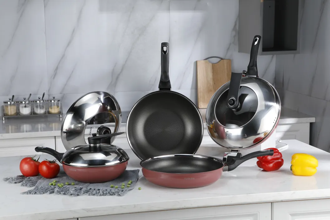 4PCS Frying Pan Cookware Set Details