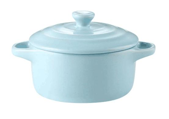 Multi-Function Stoneware Casserole Hot Pot Mini Ceramic Casserole with Lid