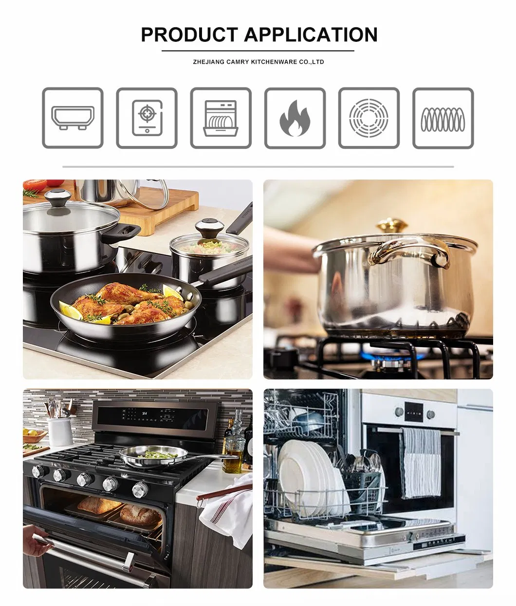 High Quality Kitchen Supplie Hard Anodized Cookware Set Nonstick Pot and Pan Set