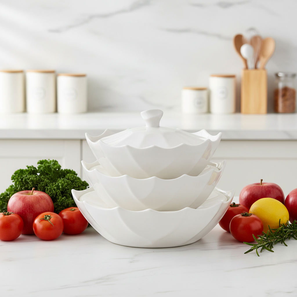 Wholesale Kitchen Soup Stock Pots Sets Non-Stick Ceramic Heat Resistant Dishwasher Safe Large Capacity for Dinnerware Utensils