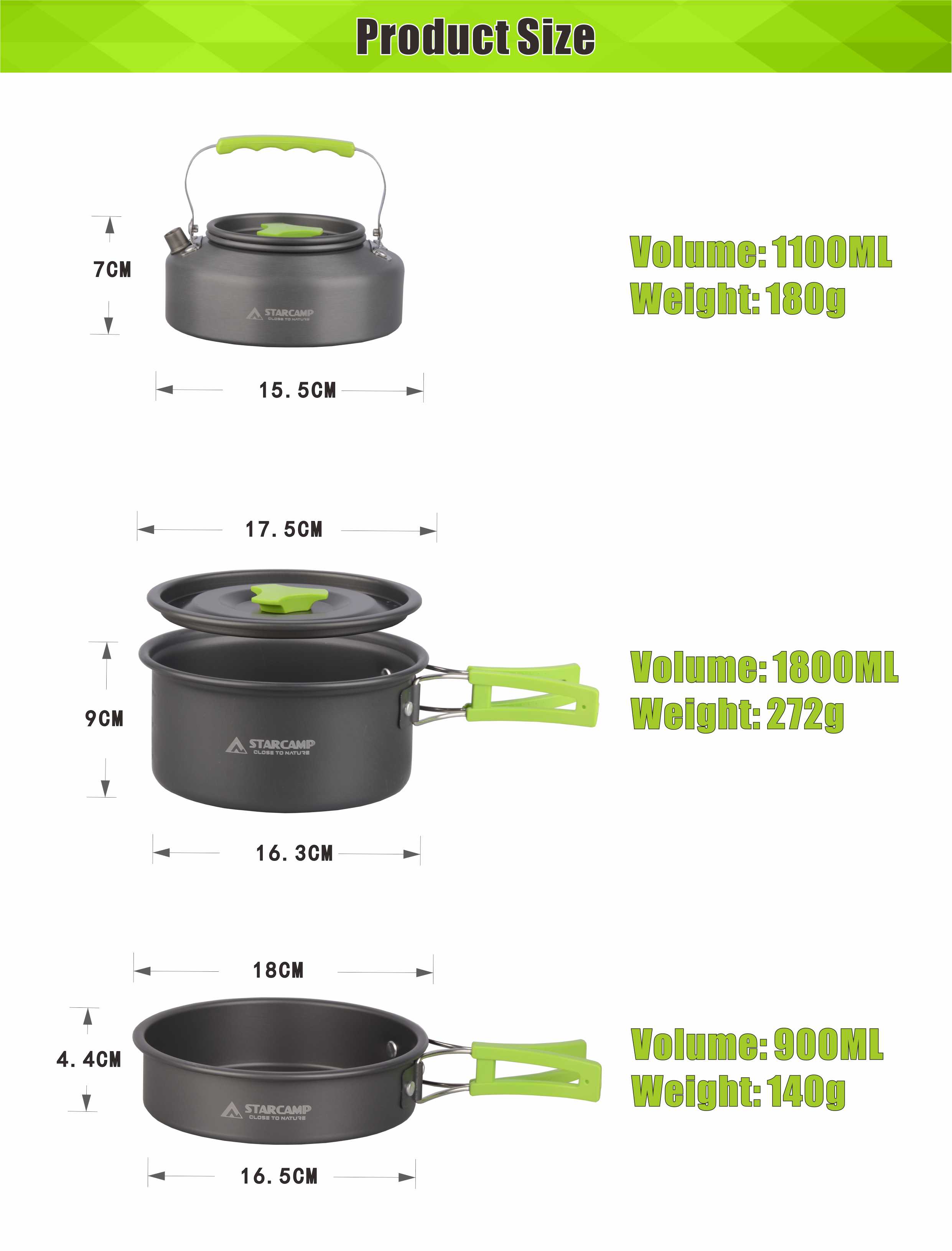 STARCAMP Stove and Cookware Accessories