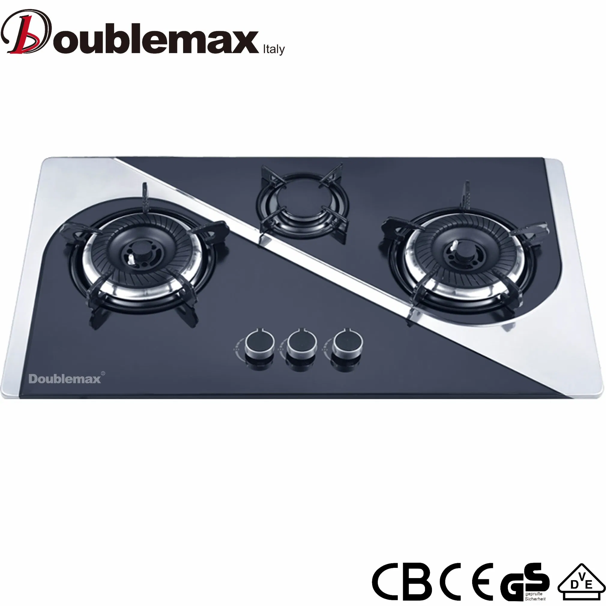 Smart Kitchen Appliance Built in Stainless Steel 3 Burner Gas Stove