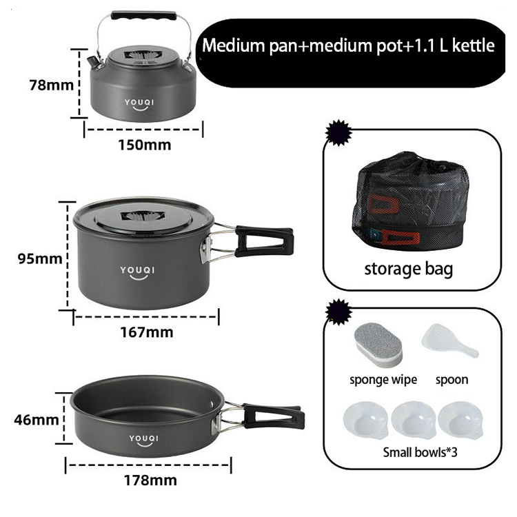 Camping Cookware Set Detail 4