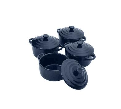 Multi-Function Stoneware Casserole Hot Pot Mini Ceramic Casserole with Lid