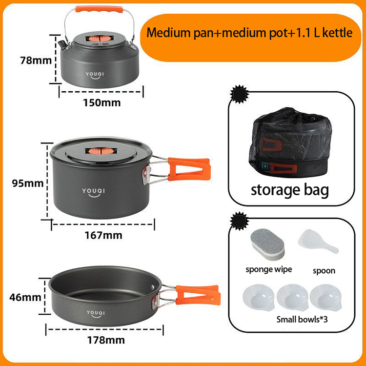 Camping Cookware Set Detail 6