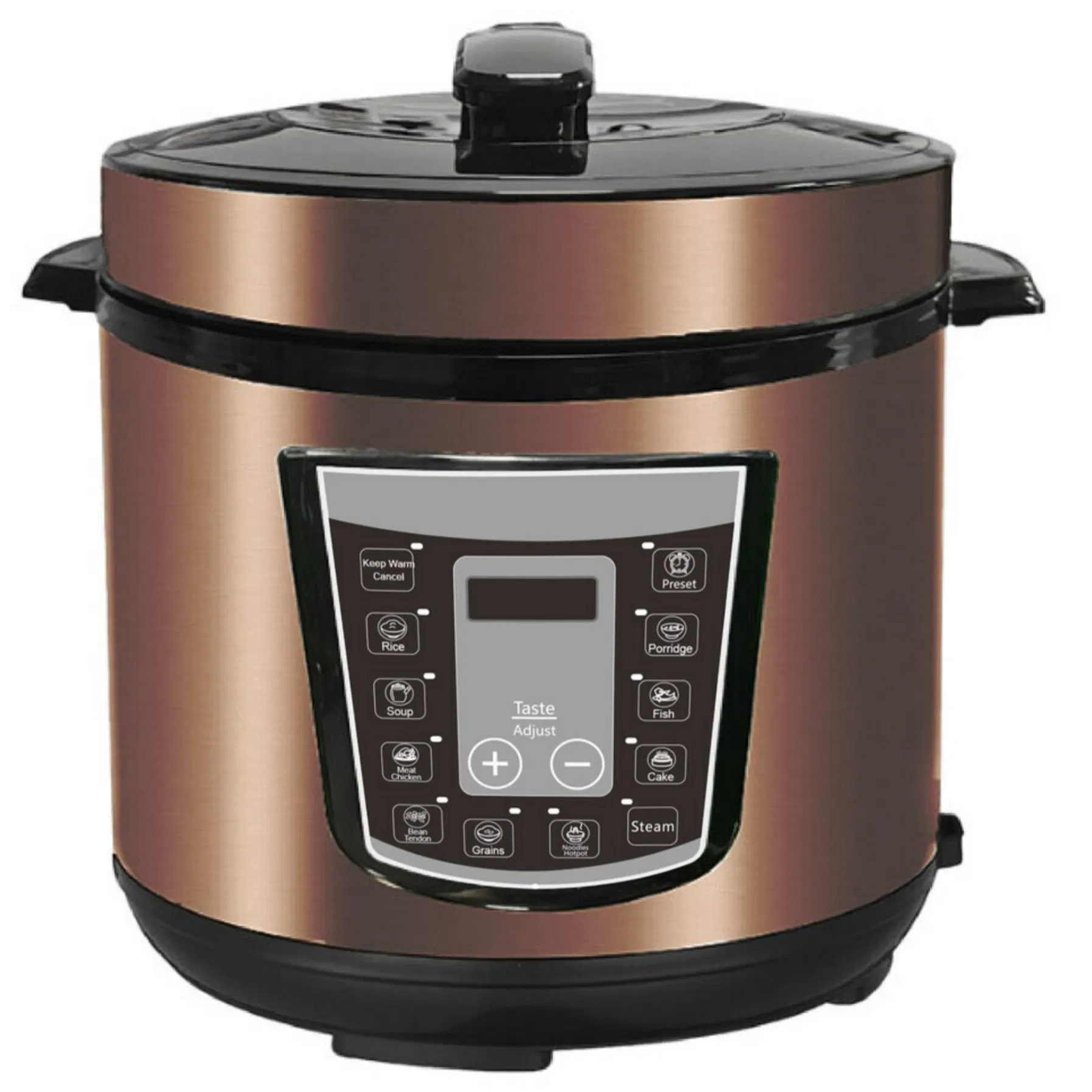 Durable Electric Pressure Cooker for Kitchen Use with Smart Temperature Control and Anti-Scald Body