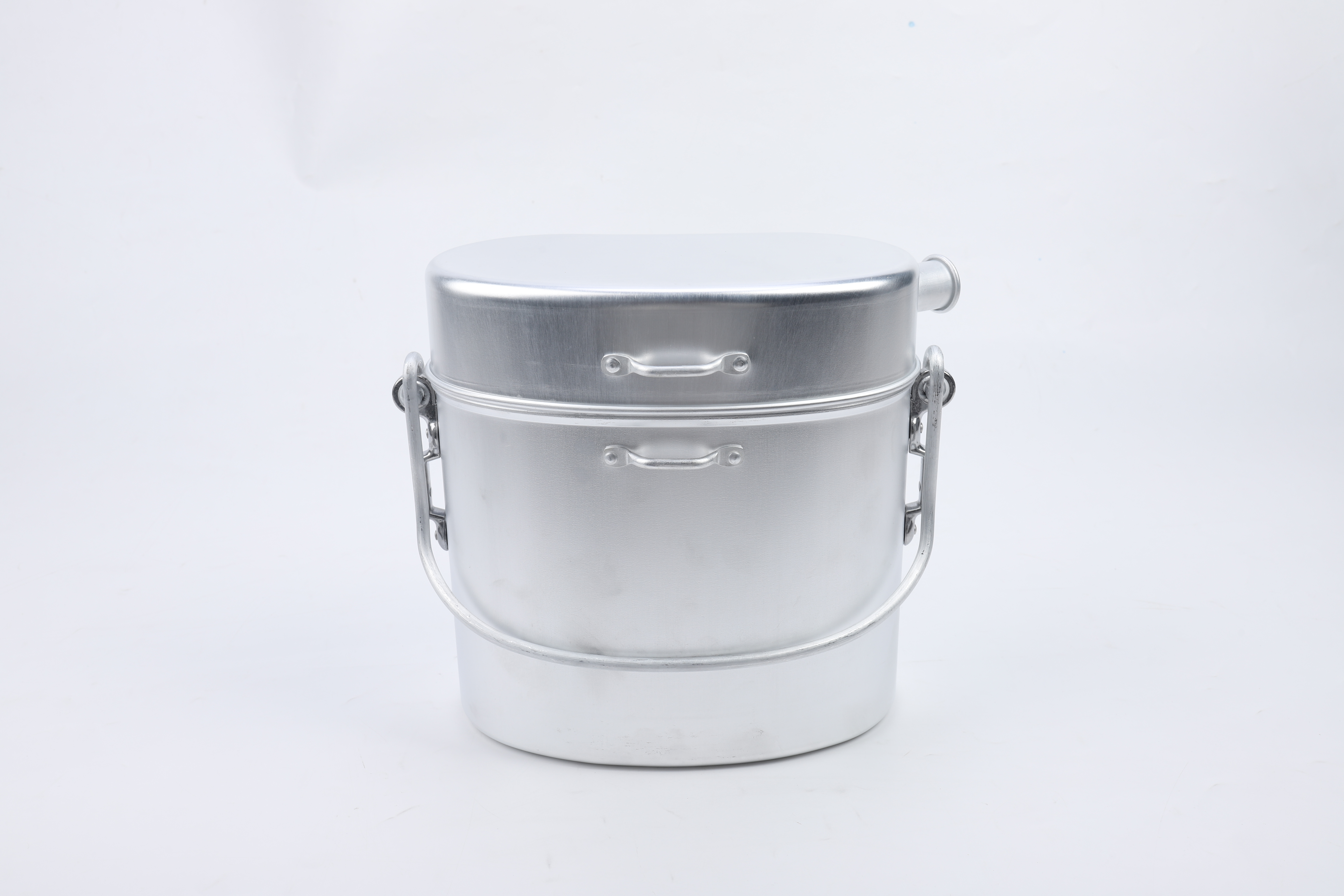 outdoor cookware set 5L aluminium box mess kit Portable Handle All Seasons