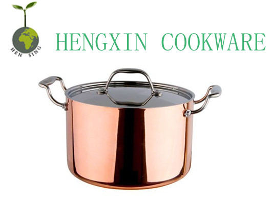 Multifunction Modern Eco-Friendly Healthy Copper Stainless Steel 7-Piece Cookware Set Premium Quality Easy Clean Gas Cooker