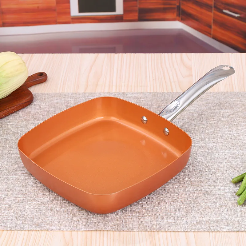 Household Business Kitchen Gift European and American Copper Induction Bottom Gift Non-Stick Pan Cookware Set